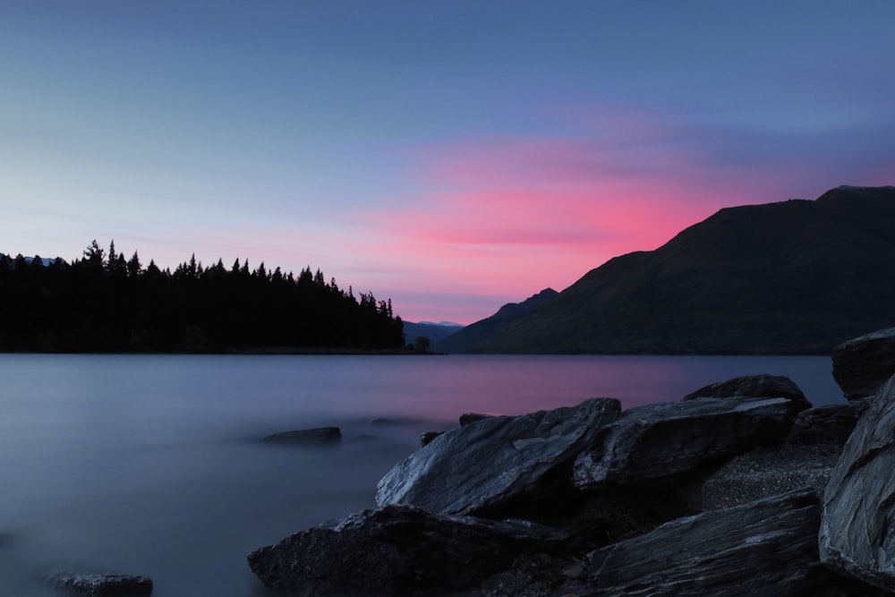 rocks near body of water