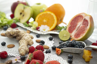 assorted fruits and spices
