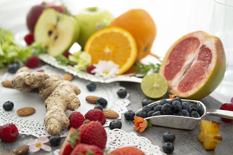 assorted fruits and spices