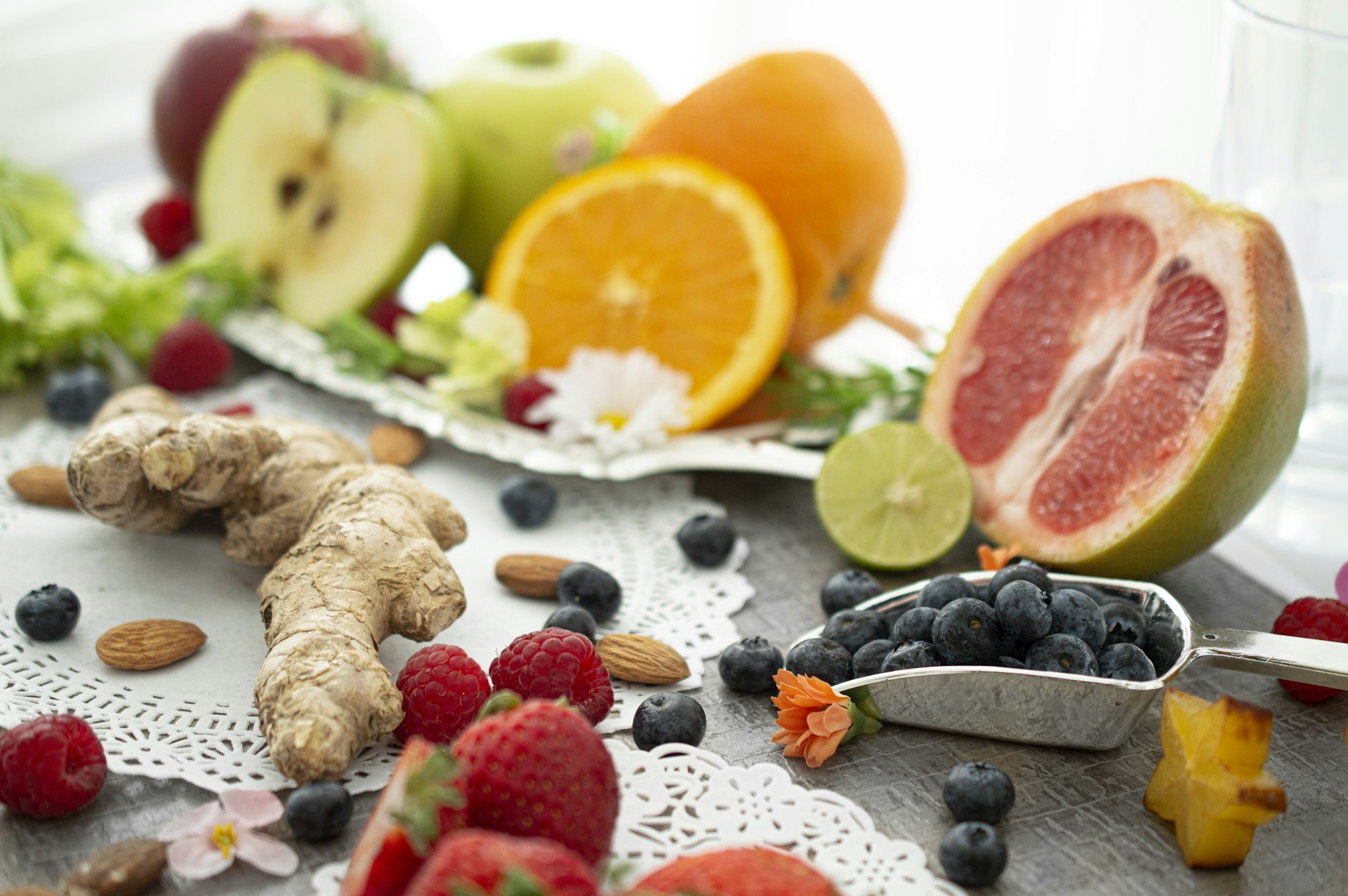 assorted fruits and spices