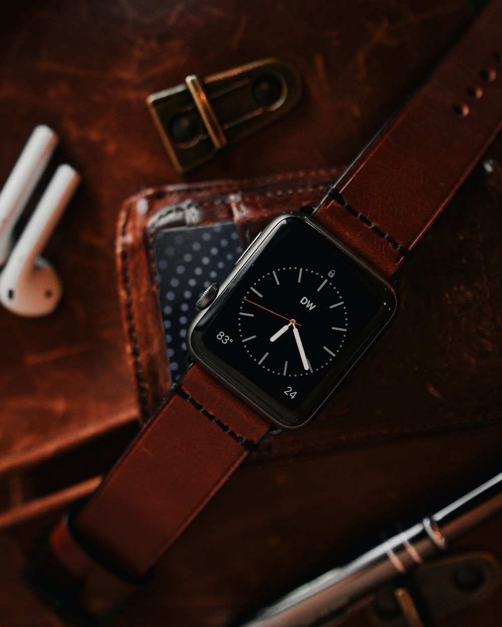 space gray Apple watch