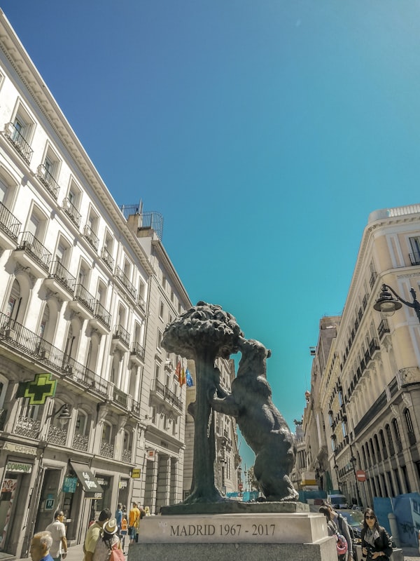 Estatua del oso y el madroño en Madrid