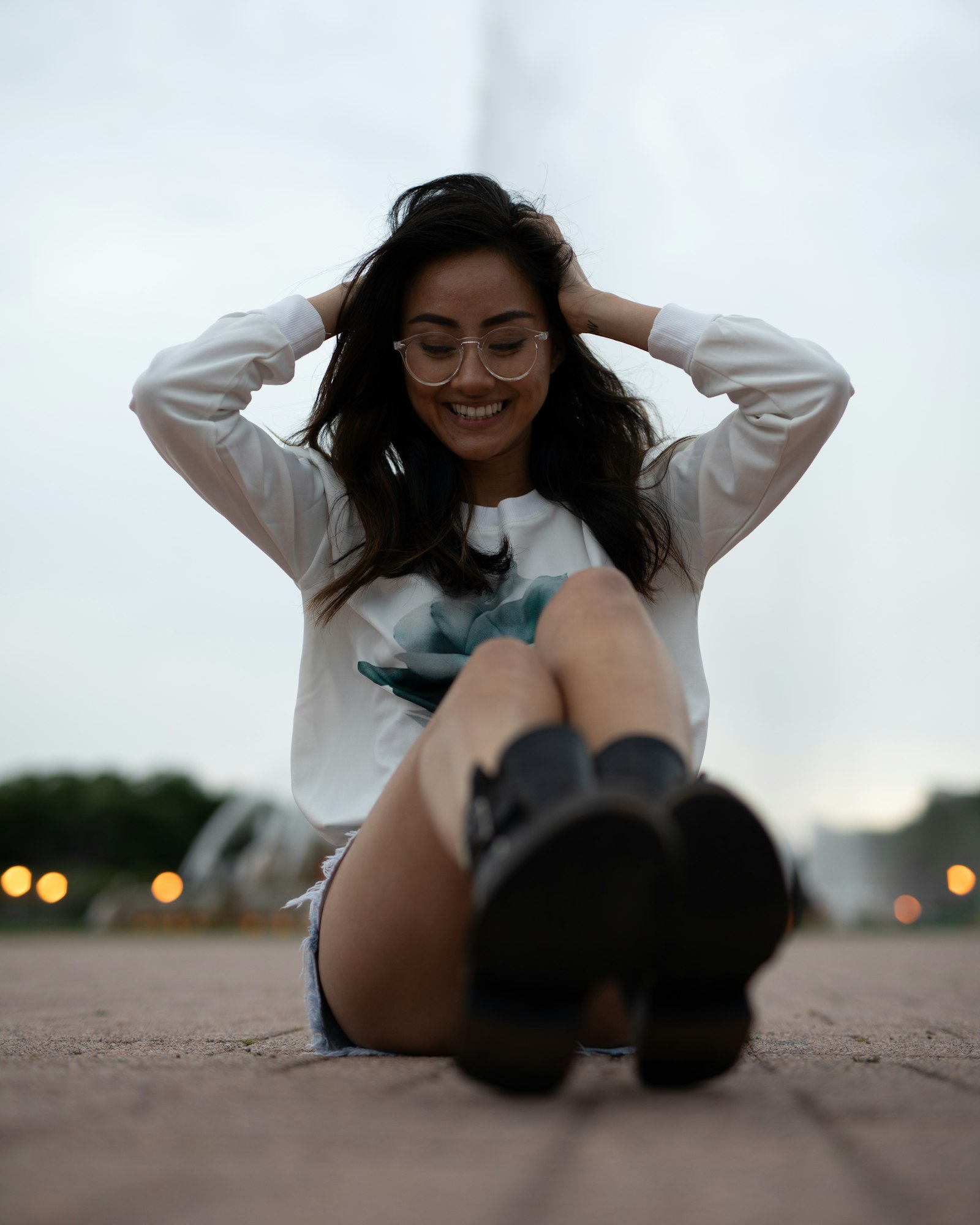 Sigma 50mm F1.4 DG HSM Art sample photo. Woman sitting on the photography