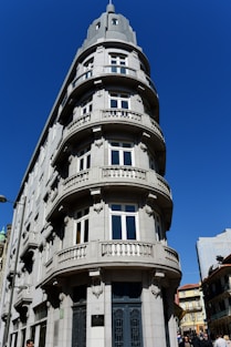white and grey concrete building