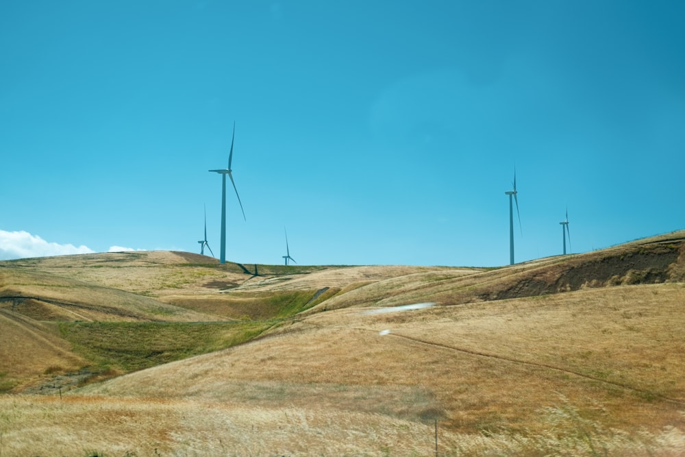 wind mill on hill