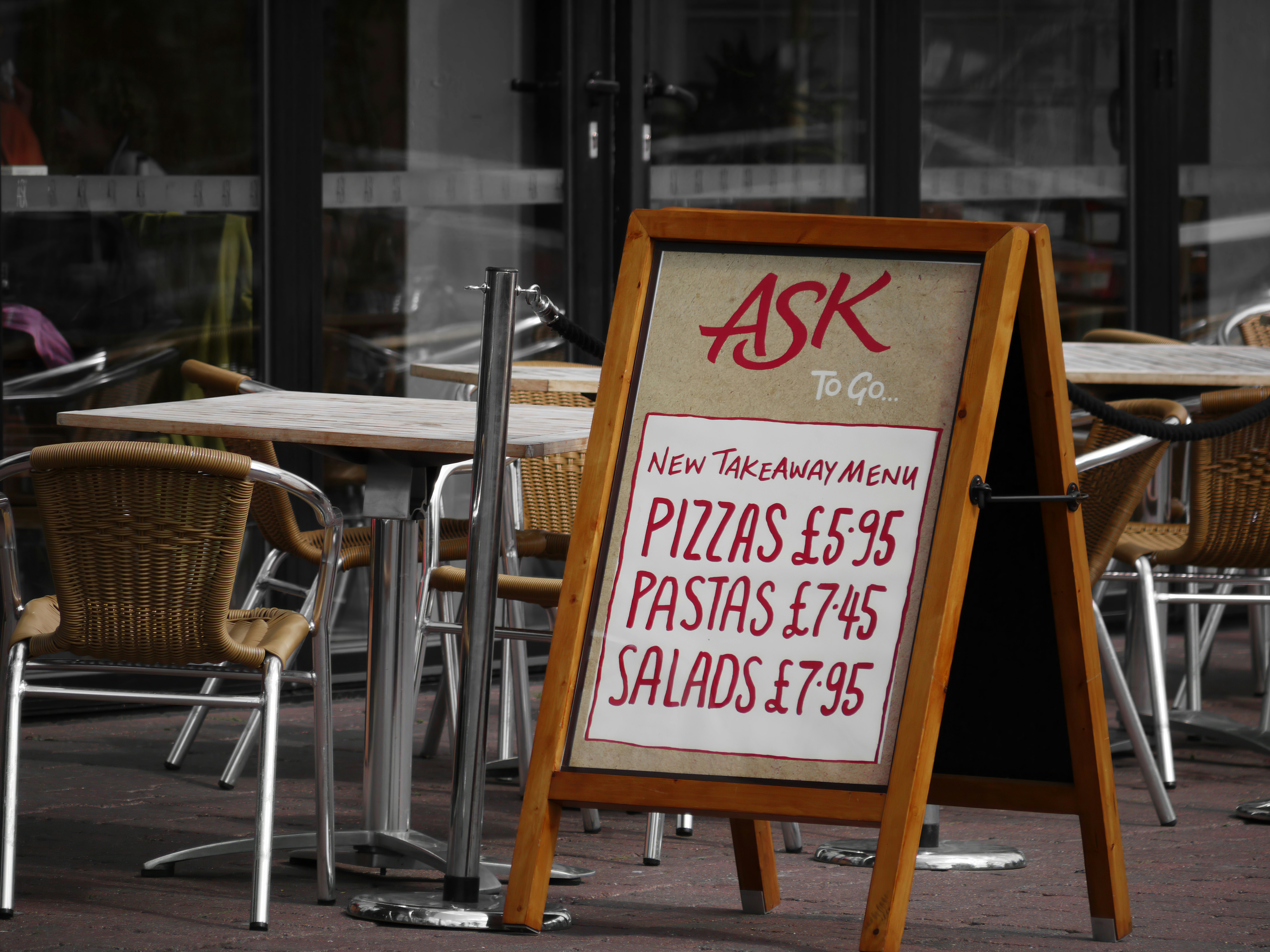 brown and white signage