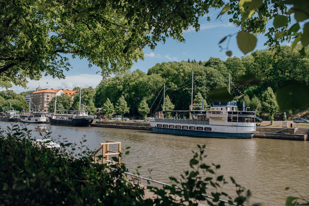 boat on river