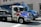 blue and white truck close-up photography