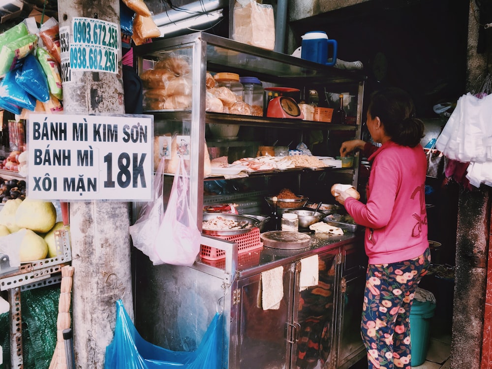 person buying in a store during daytime