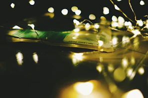 A soft-focus image of a greeting card being gifted, capturing the moment of connection.