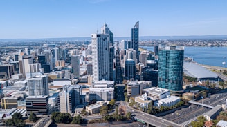 high-angle photography of city during daytime