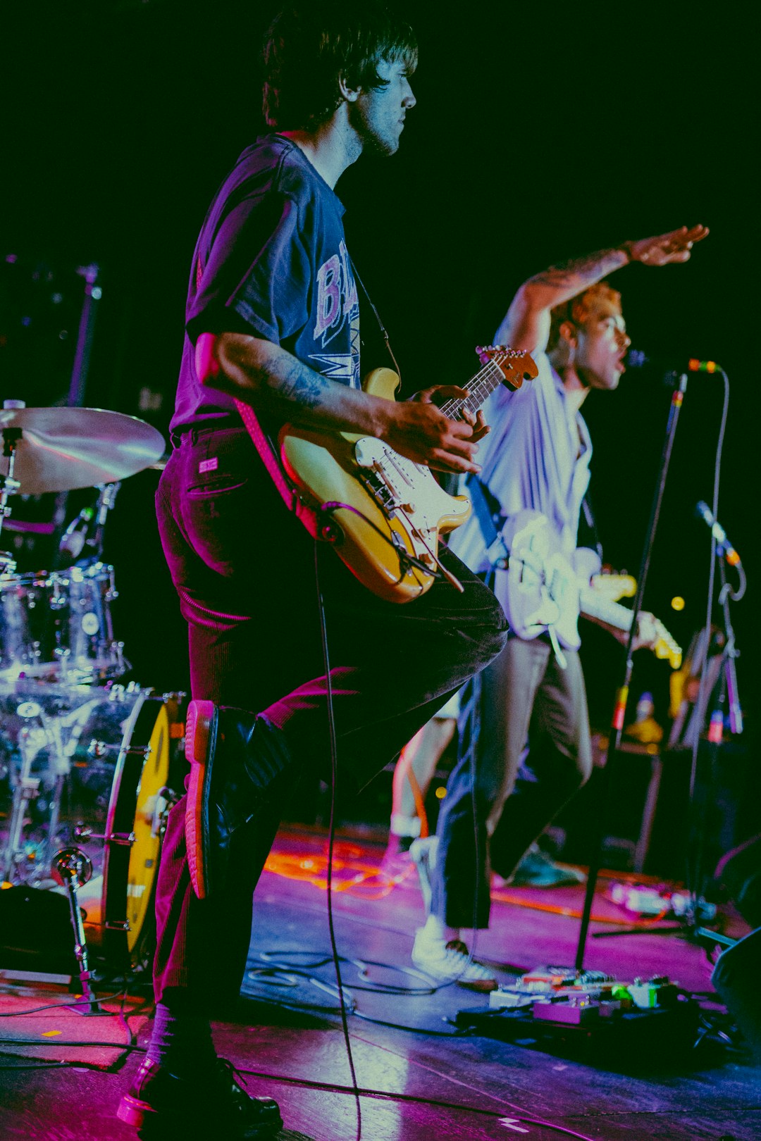 two men on stage