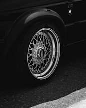 gray vehicle and tire