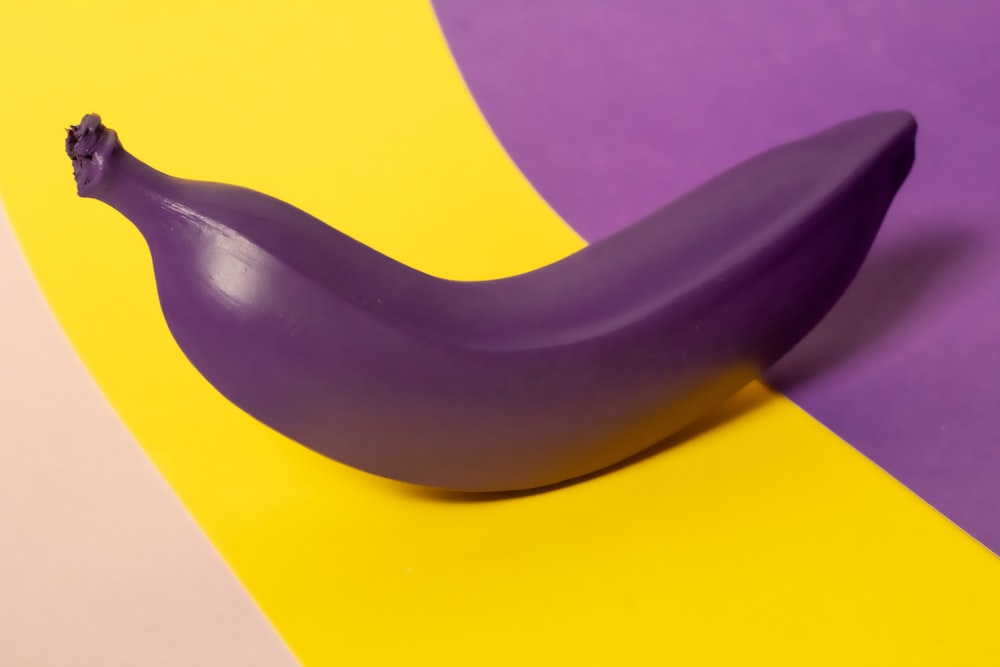 purple artificial banana fruit