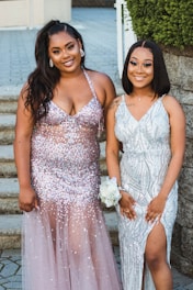 women's brown and white dresses