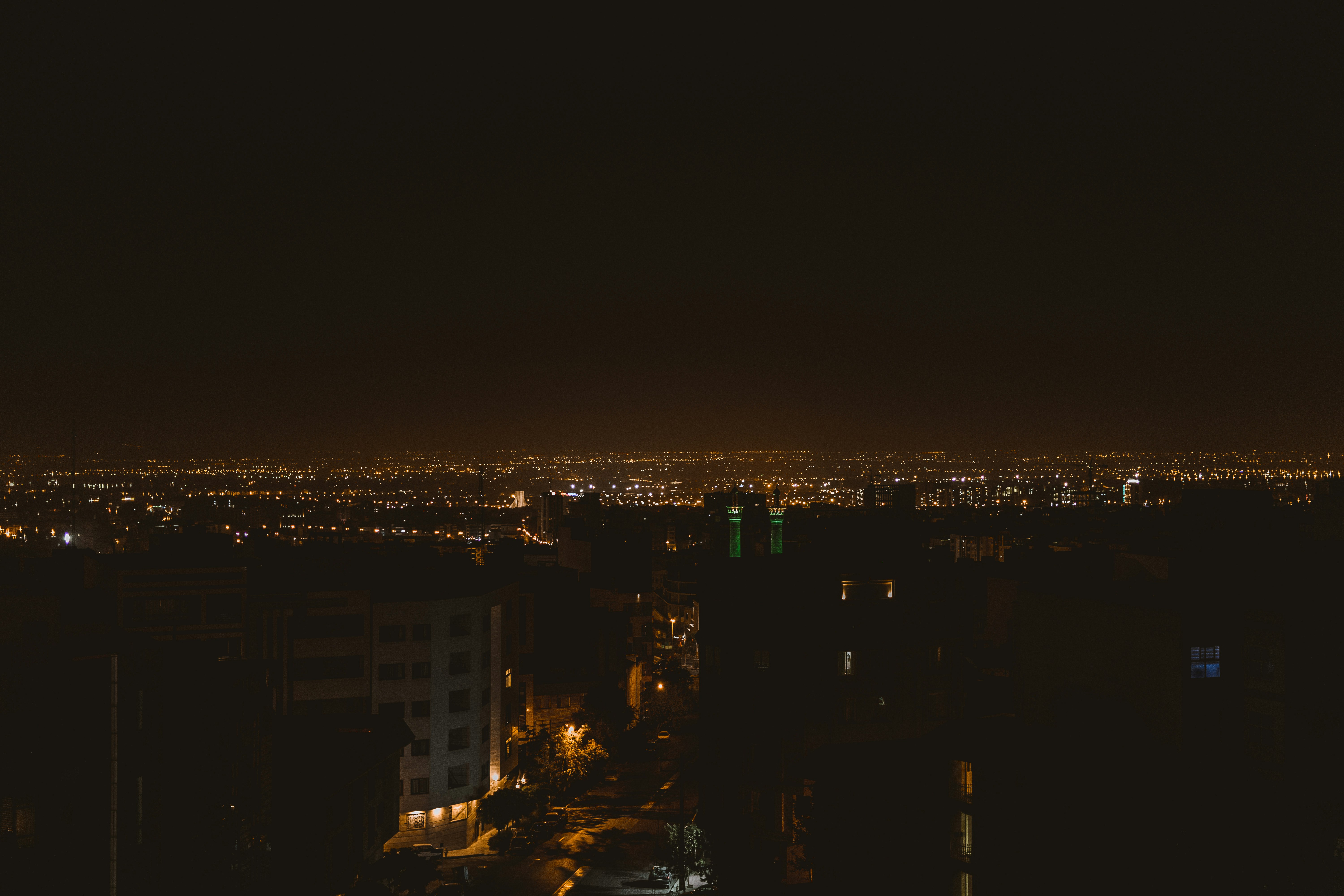 high-angle photography of high-rise buildings