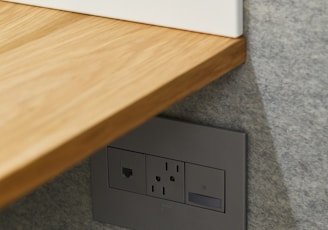 white wall electric socket