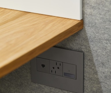 white wall electric socket