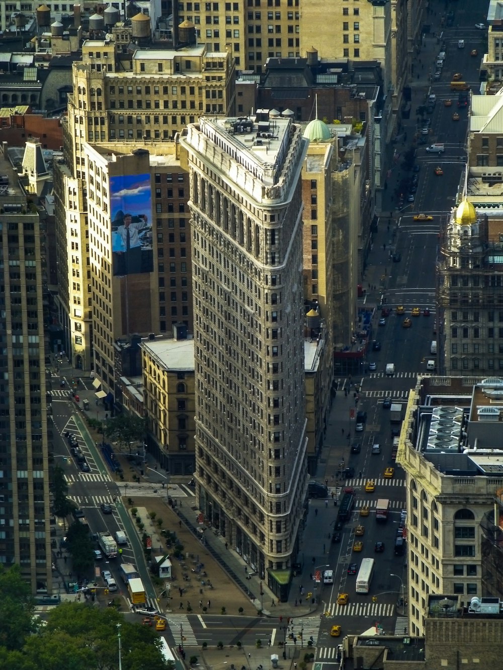 aerial photography of road