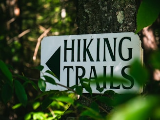 Hiking Trails signage