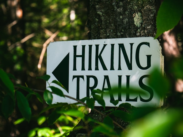 Hiking Trails signage