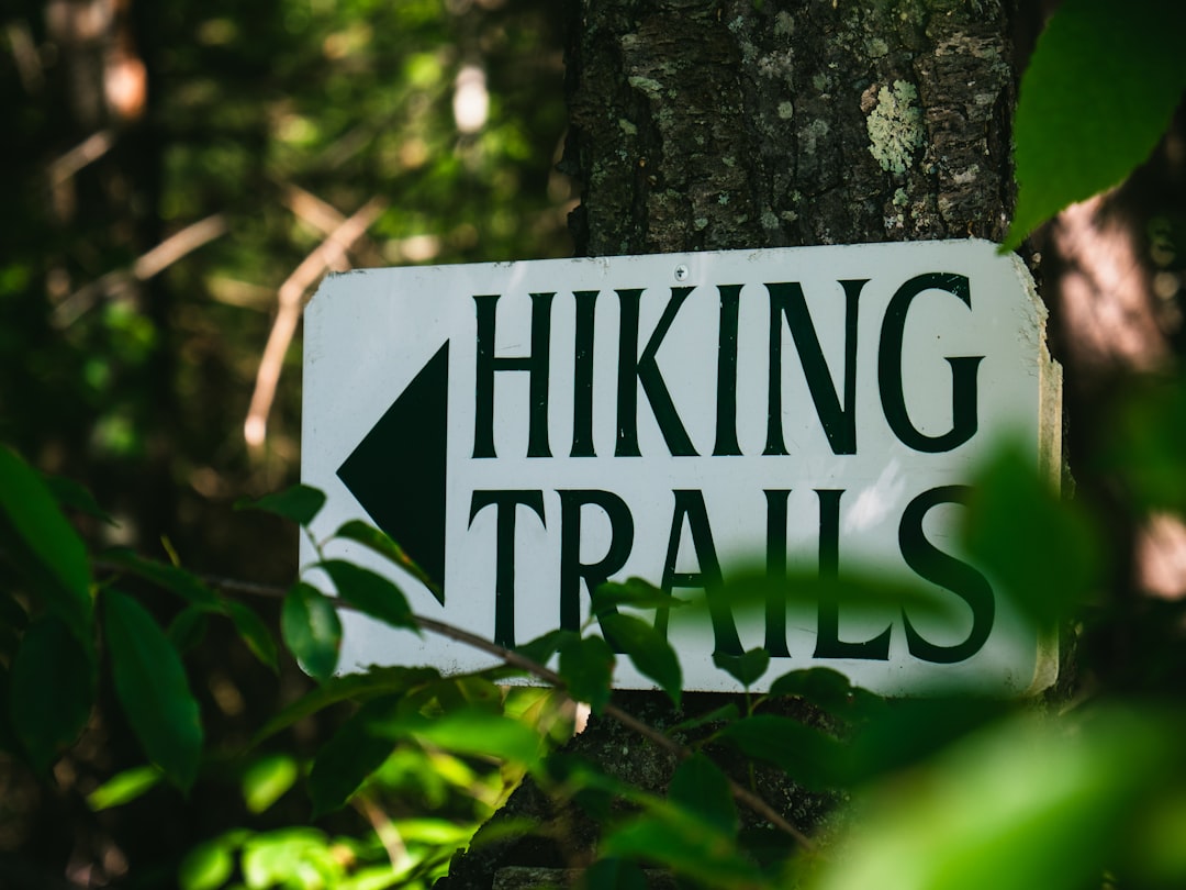 Hiking Trails signage, 