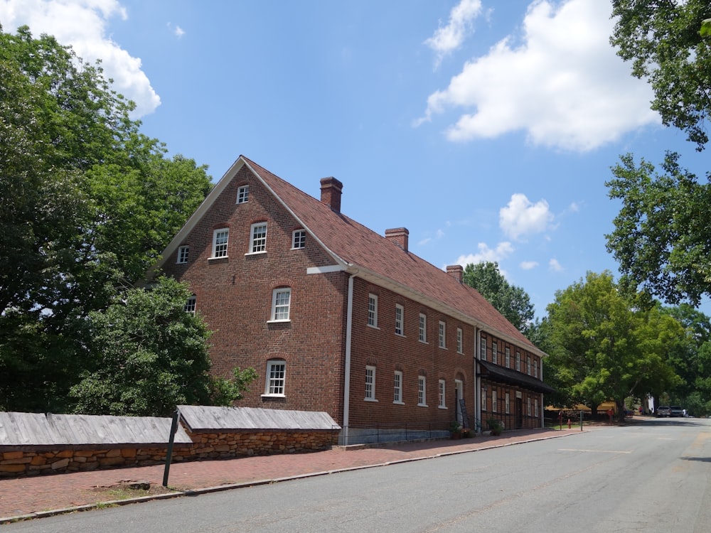 brown building