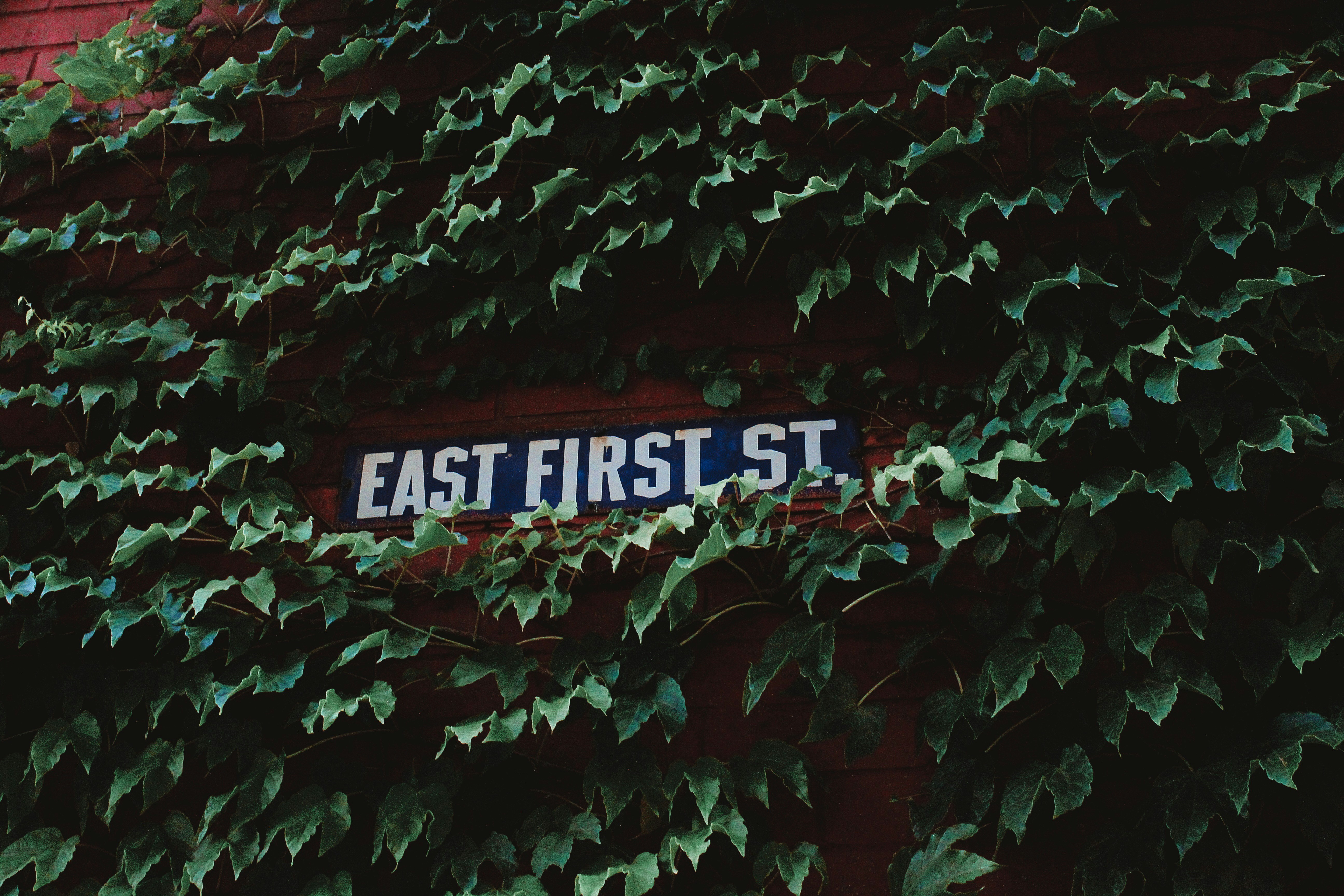 East First St signage