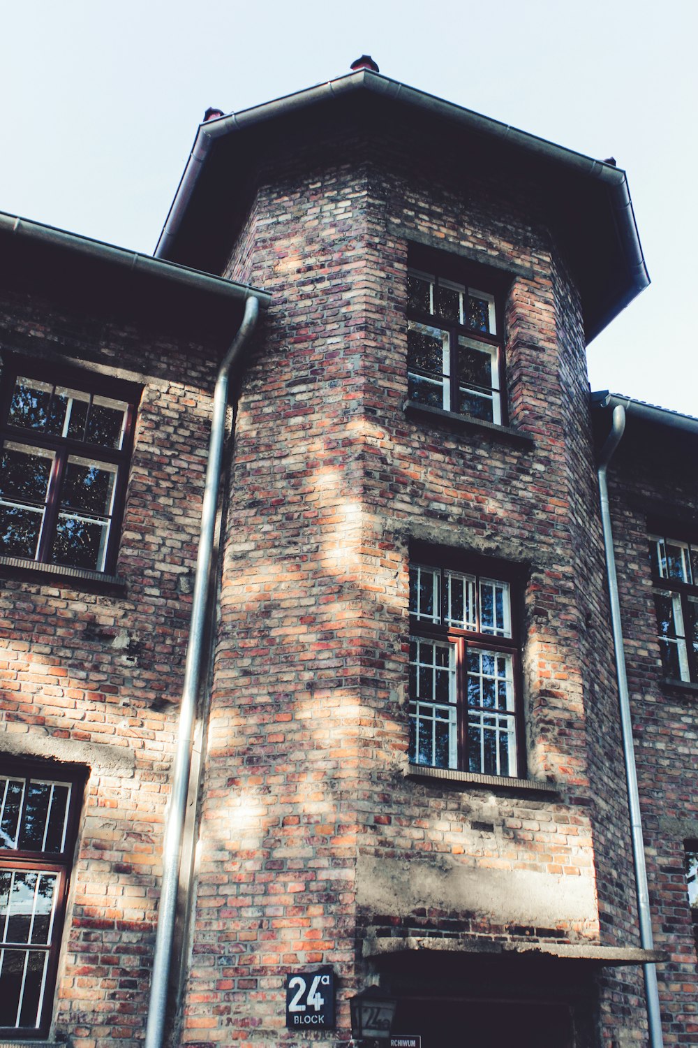 brown brick building