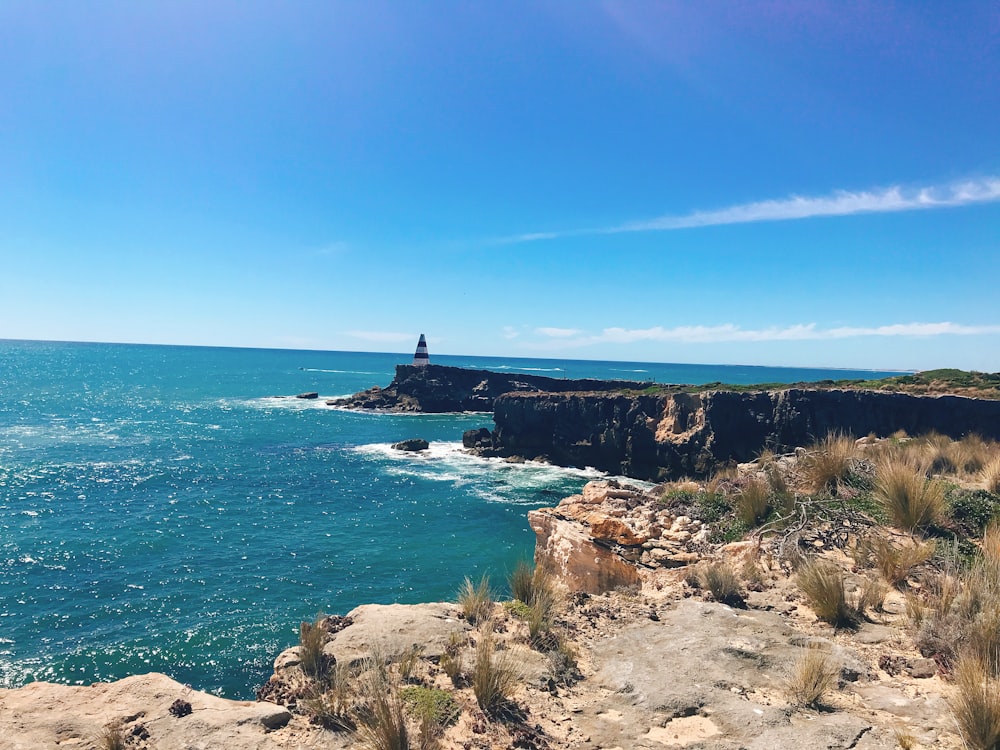 rocks near ocean