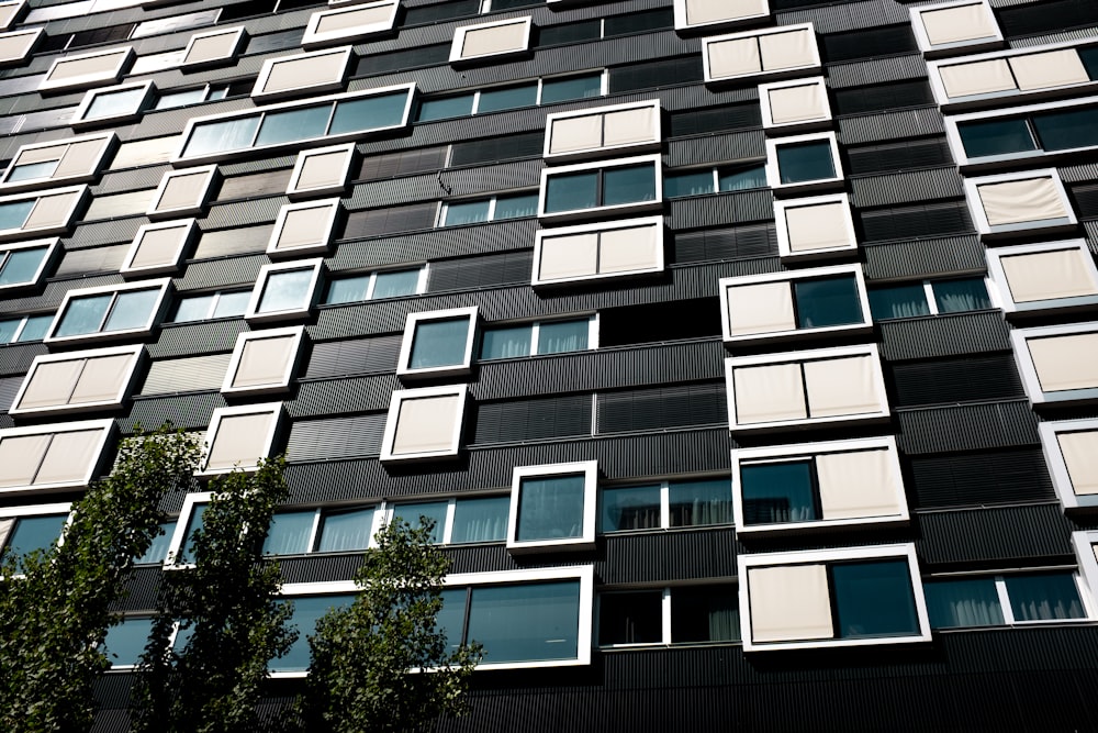 white and black high rise building facade