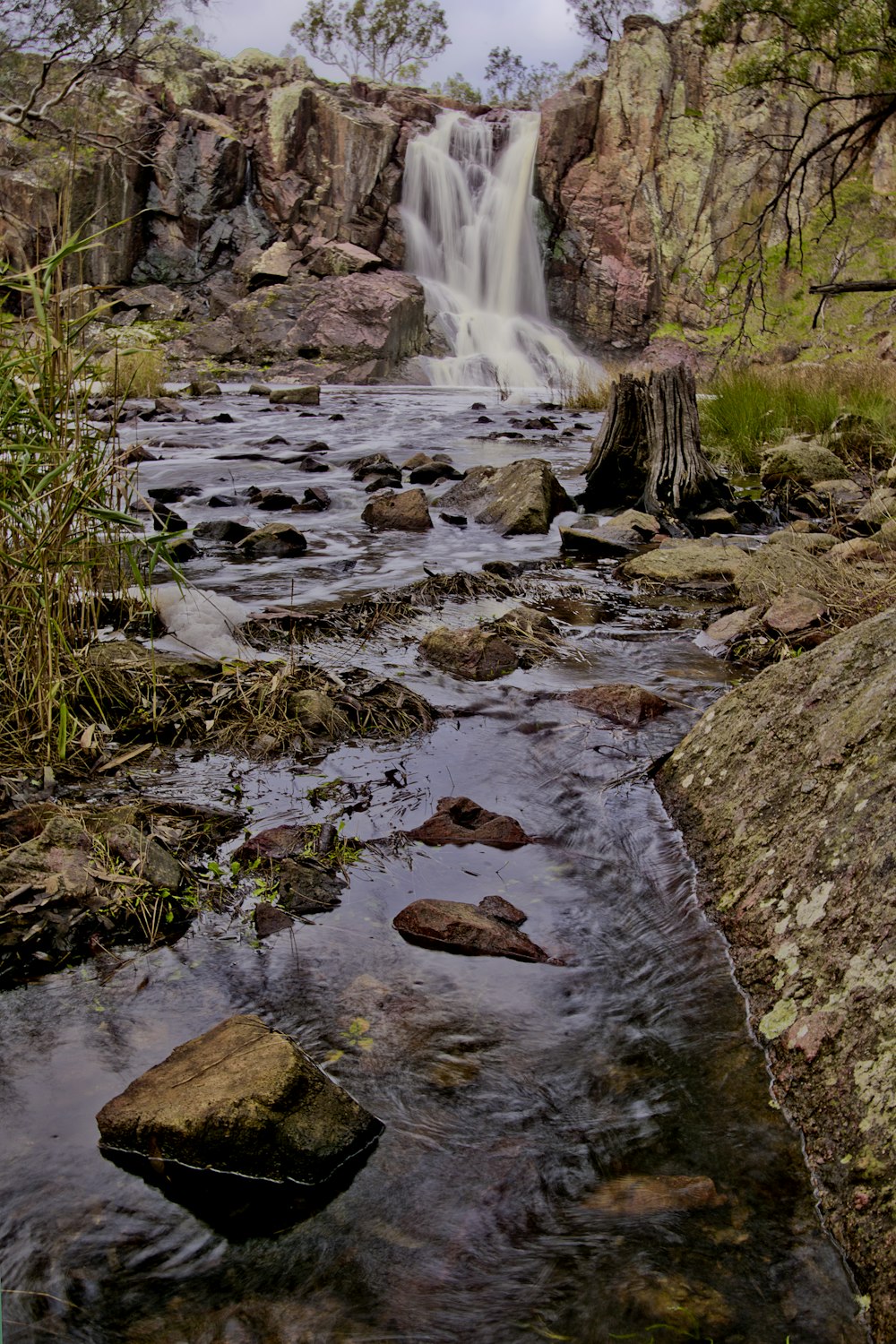 waterfalls during daytime