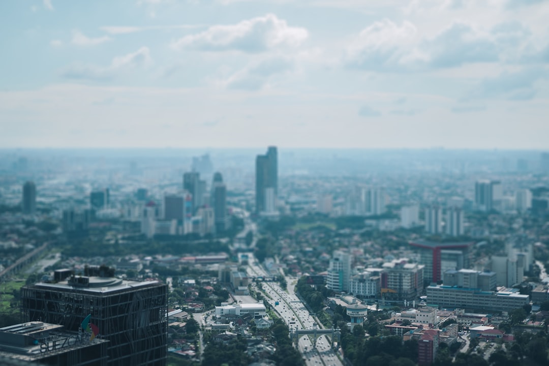 aerial photography of buildings