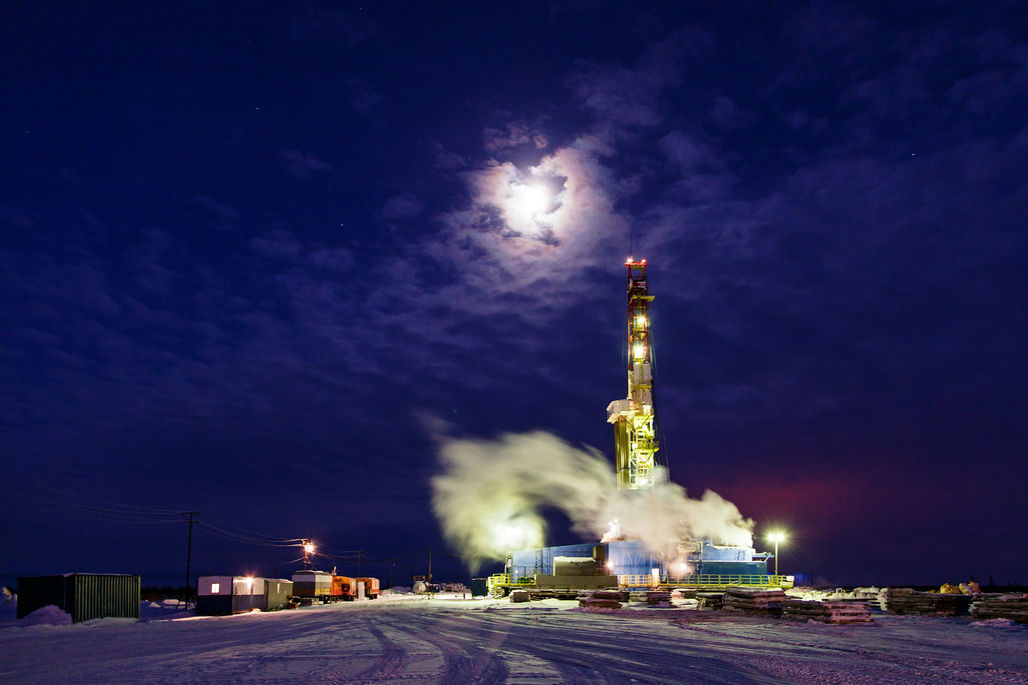 An oil rig (WORKSITE Ltd via Unsplash)