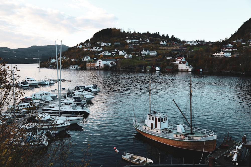 ships on body of water