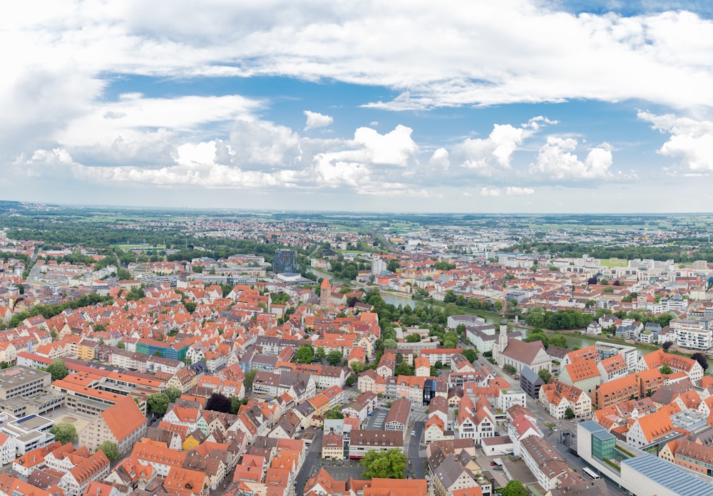 high-angle photography of city during daytime