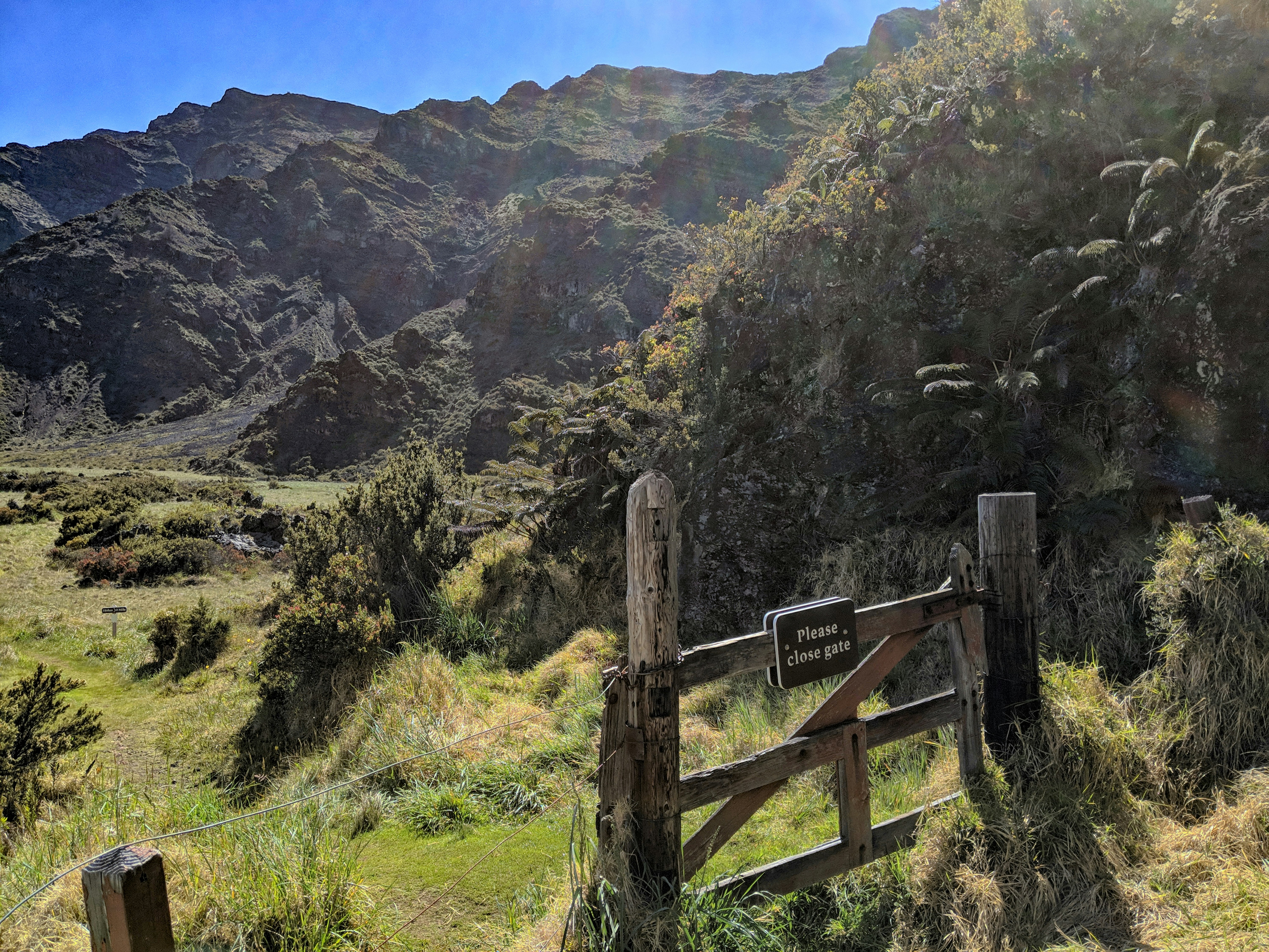 mountain range under clear blue sky