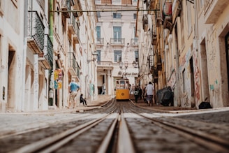 train in Lisbon Portugal during our holiday organized by Francesco Margaretini Luxury Travels