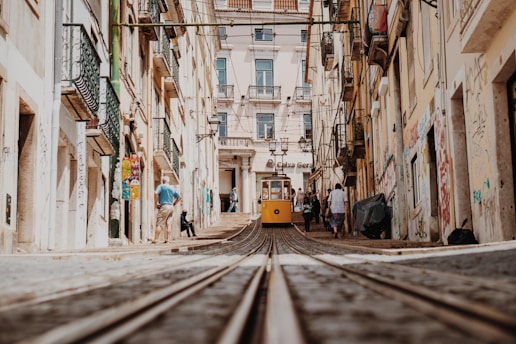 train in Lisbon Portugal during our holiday organized by Francesco Margaretini Luxury Travels
