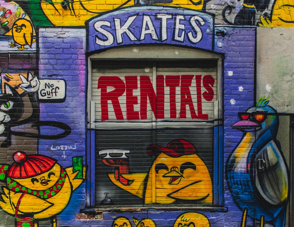 Skates Rentals grafitii