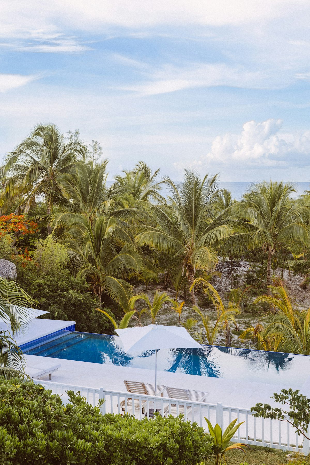 Villa Horizon pool with scenic view