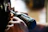 selective focus photography blue and black Makita power drill