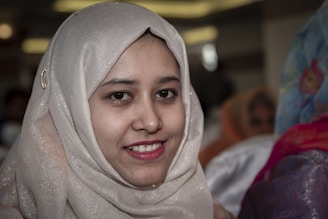 A candid shot of tanjiri alam sathi interacting with her fans.