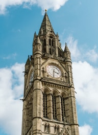 brown clock tower