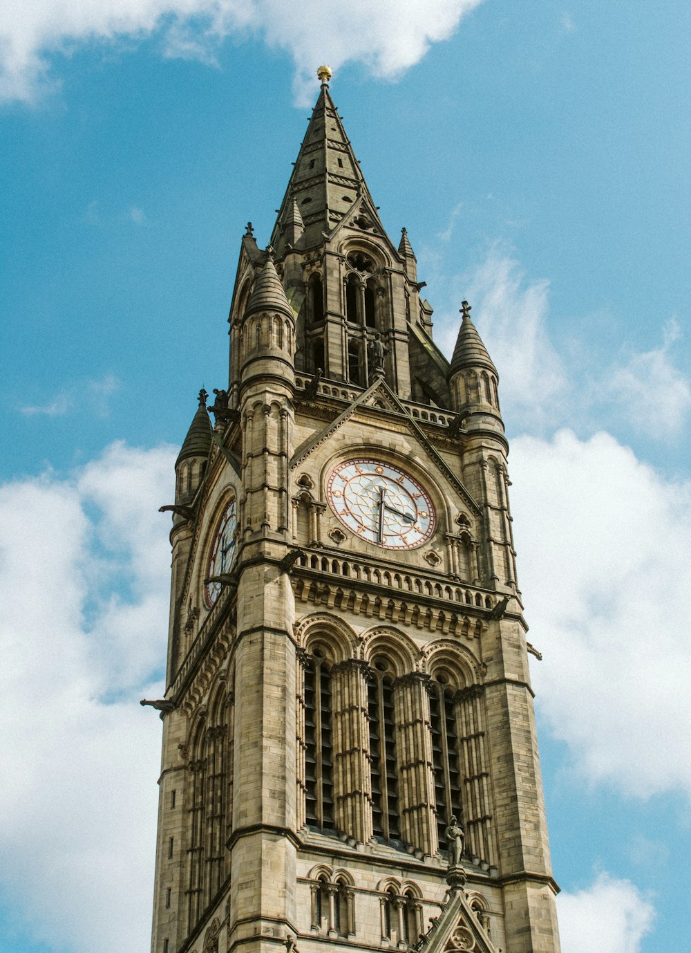 brown clock tower
