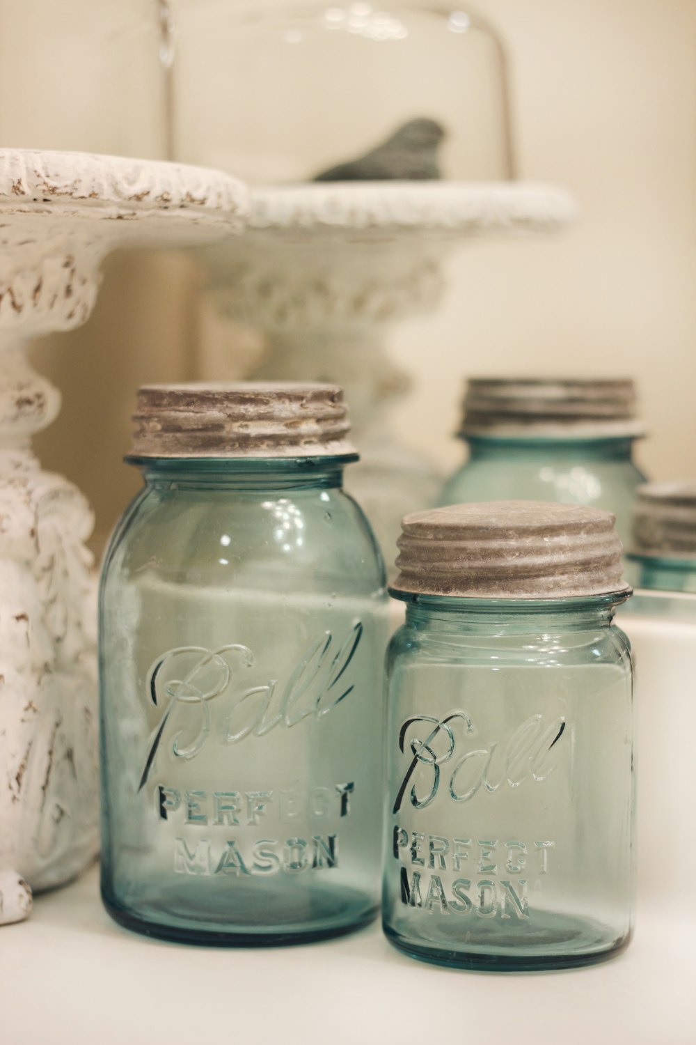 clear mason ball glass jars