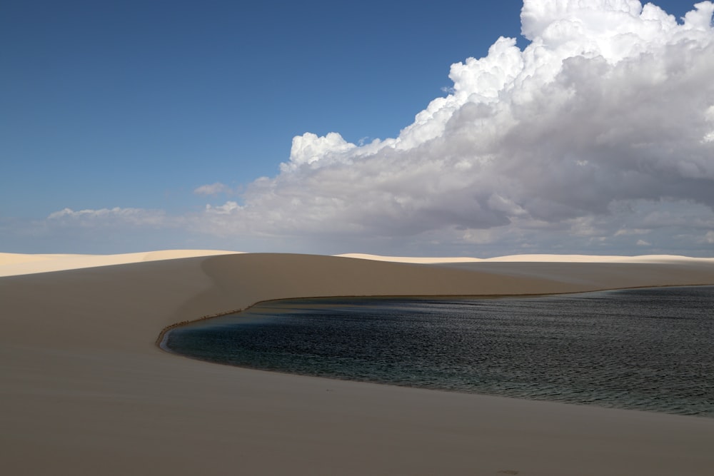 cuerpo de agua durante el día