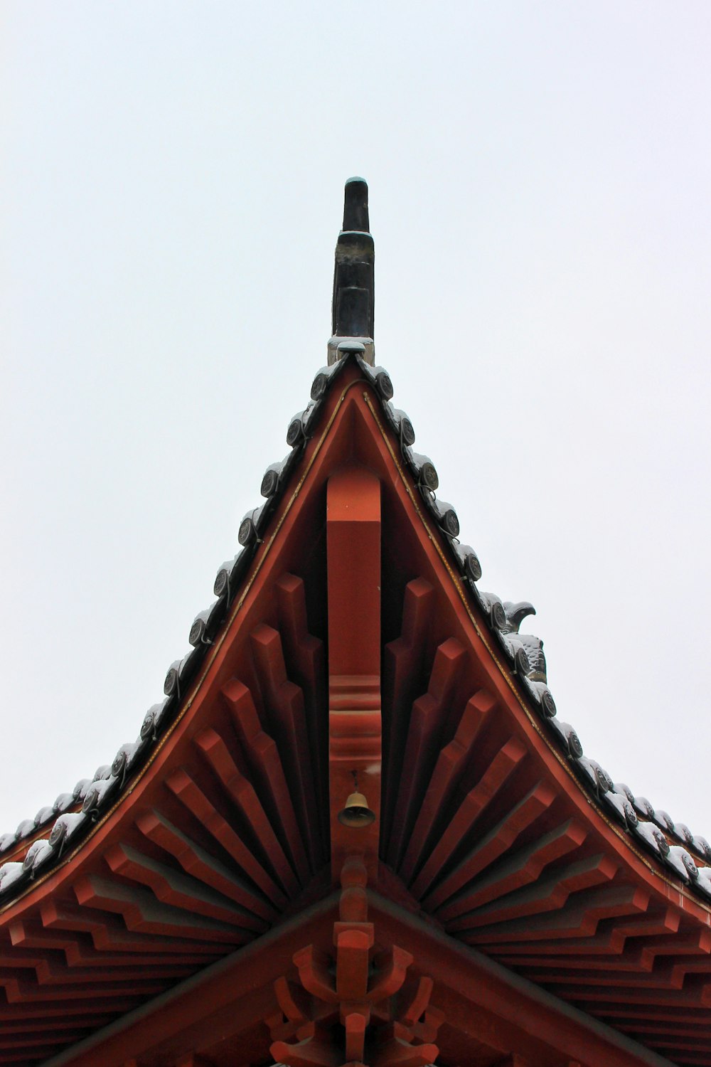 red wooden structure