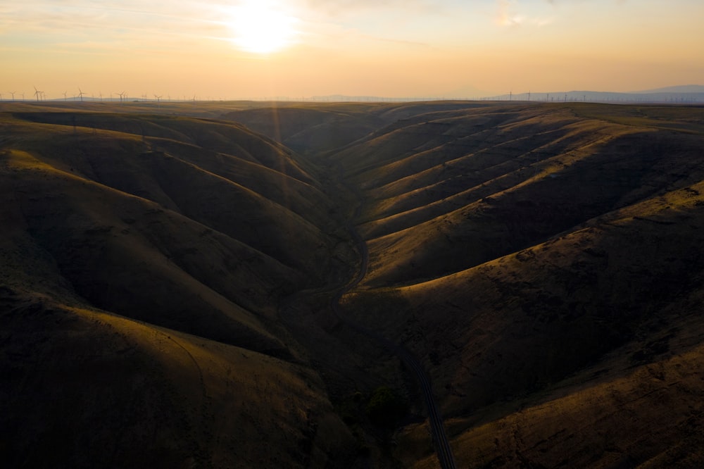 brown mountains