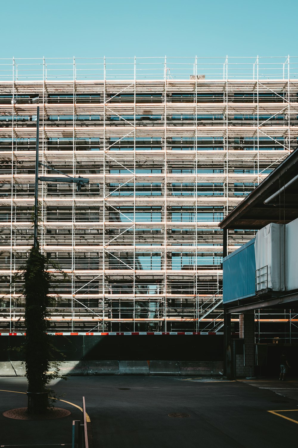 white glass building at daytime